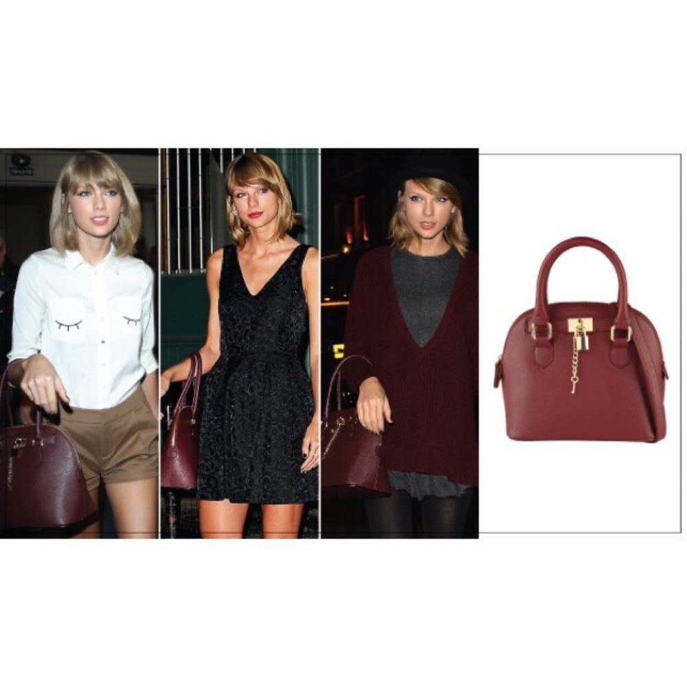 Aldo Satchel as seen on TSwift! Maroon color